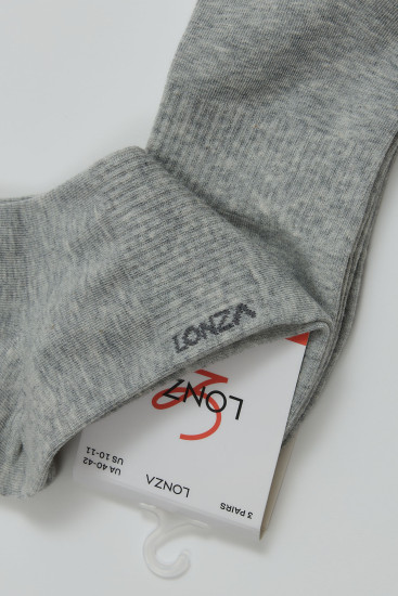 Носки хлопковые мужские 3 шт. 40-42 р. Lonza 200686 - Фото 3