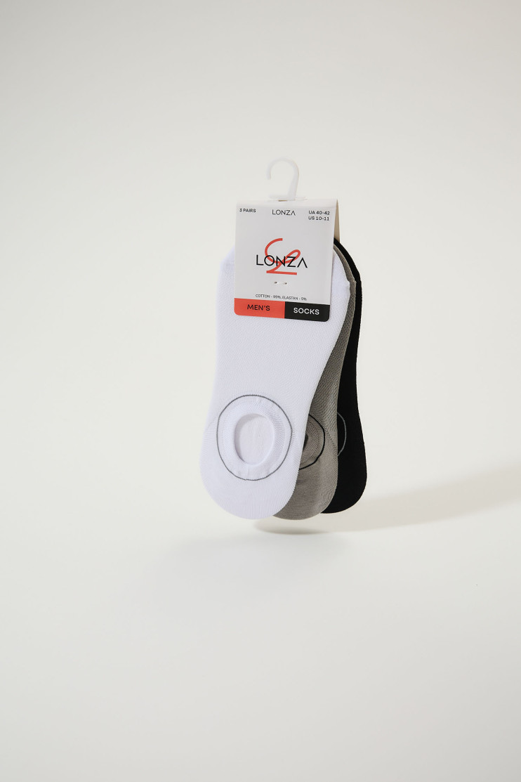 Следы клопок мужские 3 шт. Lonza 43-46 р. 200669 - Фото 1