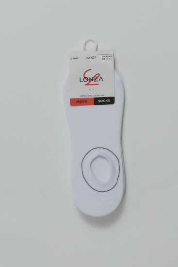 Следы хлопковые мужские 3 шт. 40-42 р. Lonza 200668