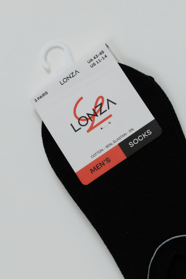 Следы хлопковые мужские 3 шт. 43-46 р. Lonza 200671