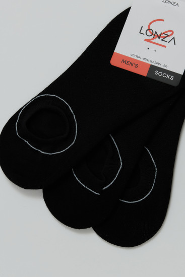 Следы хлопковые мужские 3 шт. 40-42 р. Lonza 200670 - Фото 5