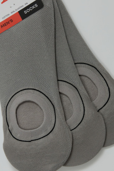 Следы хлопковые мужские 3 шт.43-46 р. Lonza 200673 - Фото 3