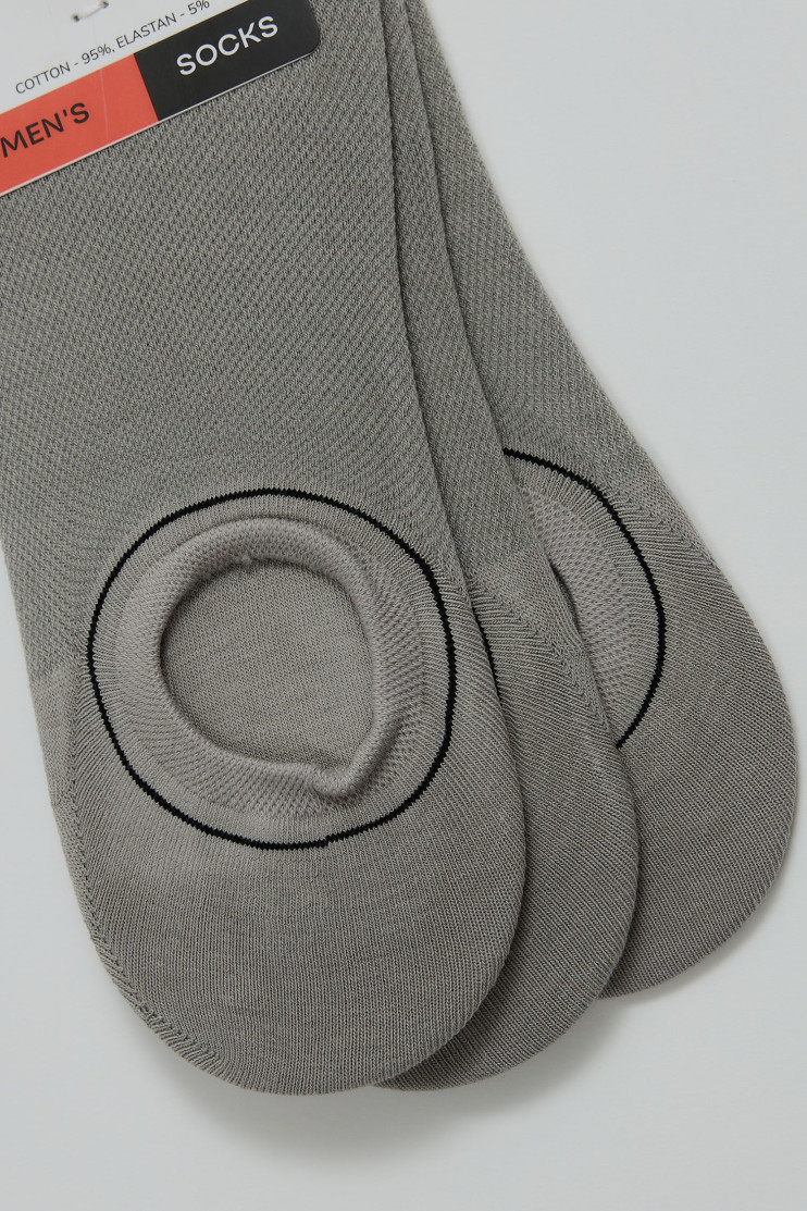 Следы хлопковые мужские 3 шт. 40-42 р. Lonza 200672 - Фото 1