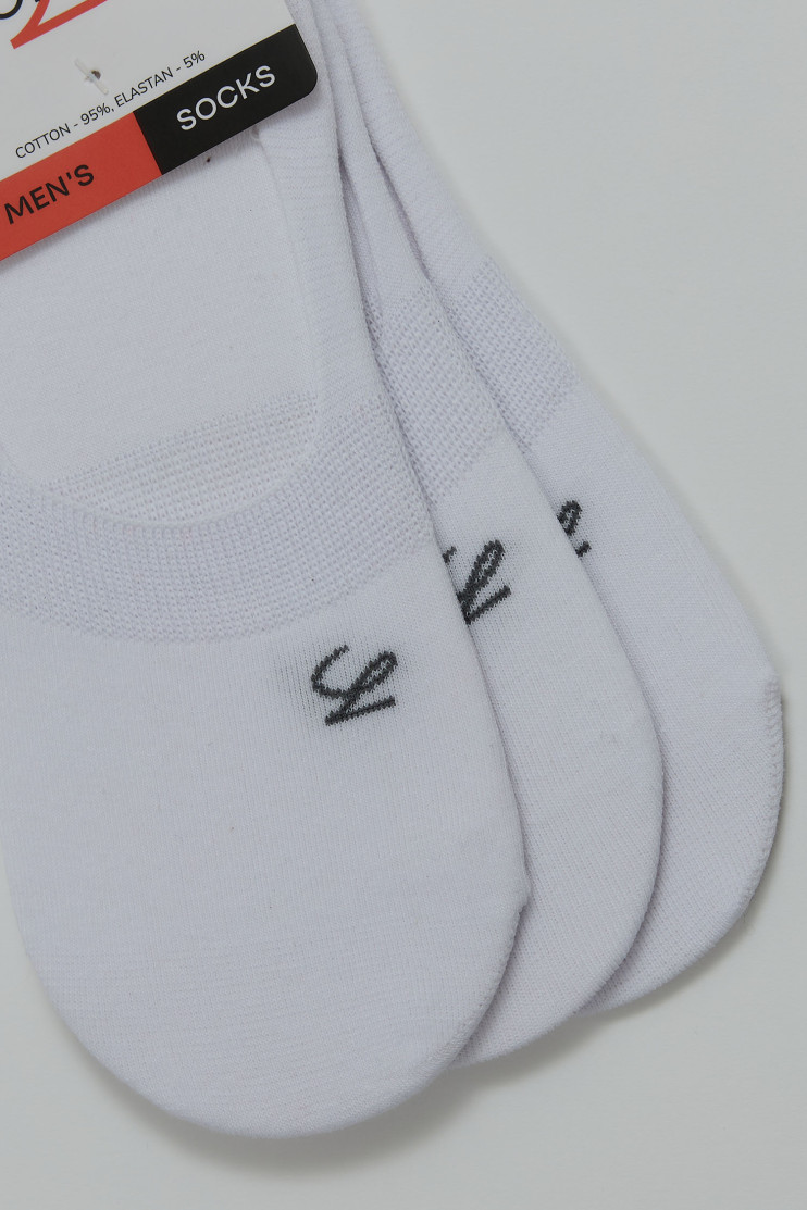 Следы хлопковые мужские 3 шт. Lonza 200660 - Фото 1