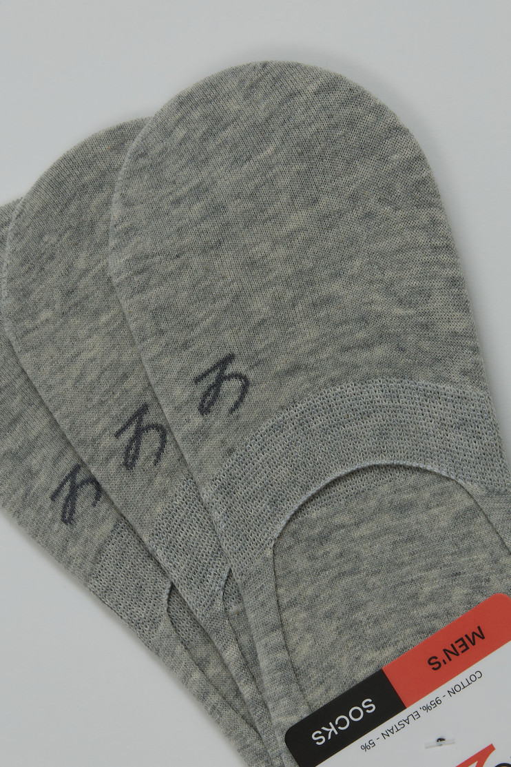 Следы хлопковые мужские 3 шт. 40-42 р. Lonza 200664 - Фото 1