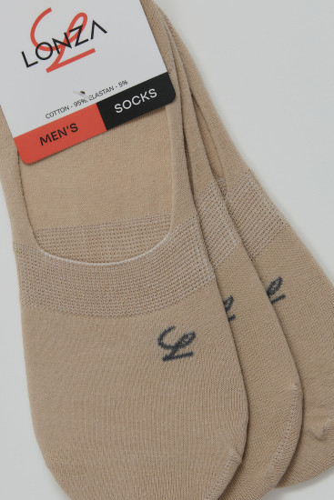 Следы хлопковые мужские 3 шт. 40-42 р. Lonza 200666 - Фото 3