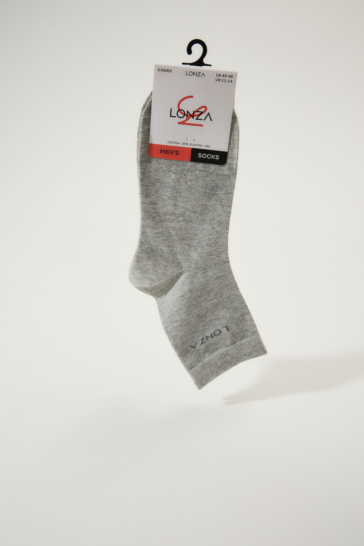 Носки хлопок мужские 3 шт. Lonza 43-46 р. 200681 - Фото 1