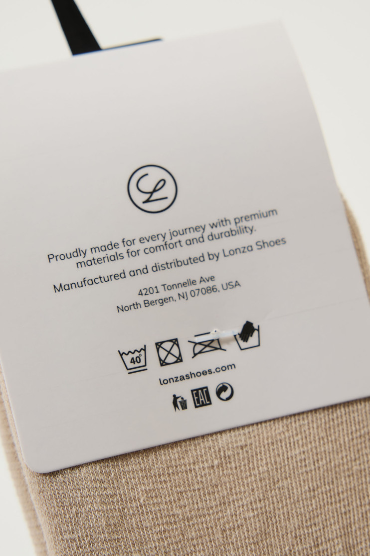 Следы хлопок женские 3 шт. Lonza 35-38 р. 200546 - Фото 1