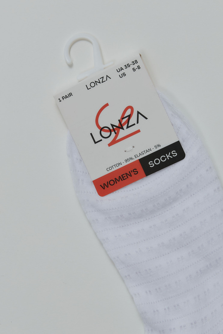 Носки хлопковые женские 1 шт. 35-38 р. Lonza 200532 - Фото 1