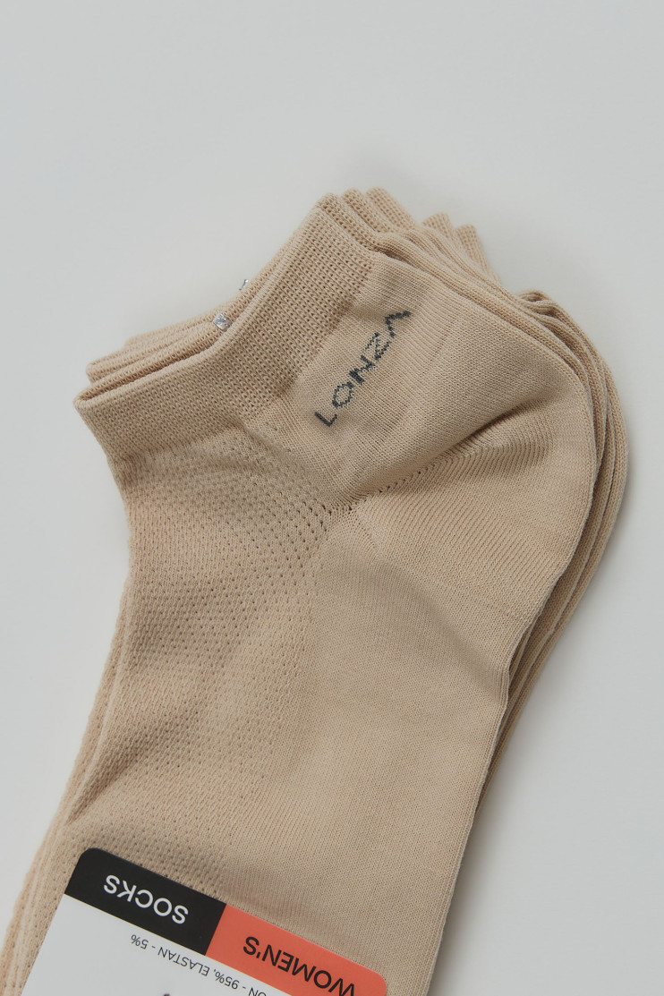 Носки хлопковые женские 3 шт. 39-41 р. Lonza 200557 - Фото 1