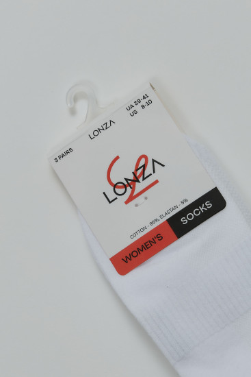 Носки хлопковые женские 3 шт. 39-41 р. Lonza 200570 - Фото 2