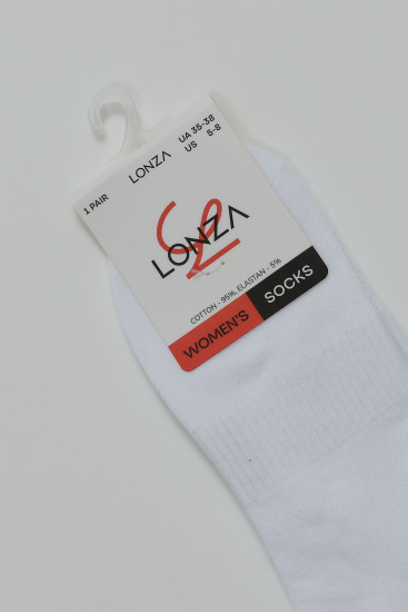 Носки хлопковые женские 1 шт. 35-38 р. Lonza 200567 - Фото 2