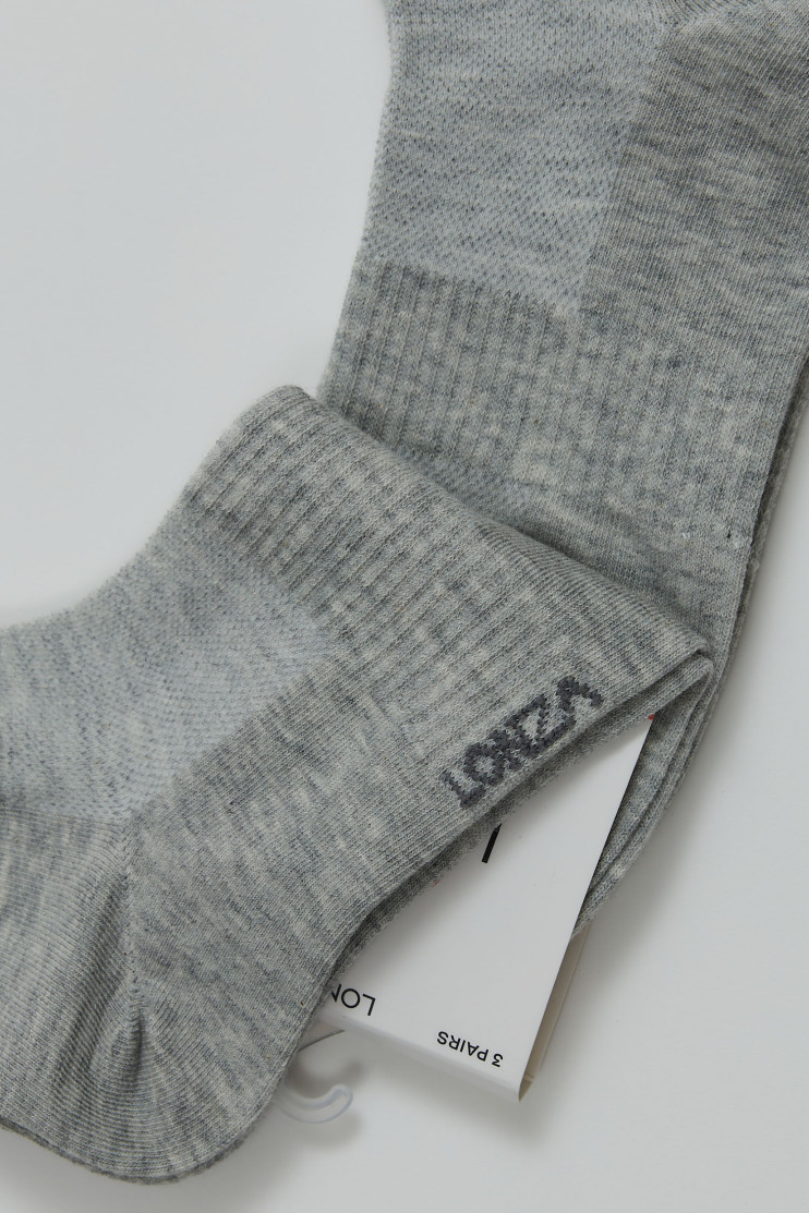 Носки хлопковые женские 3 шт. 39-41 р. Lonza 200582 - Фото 1