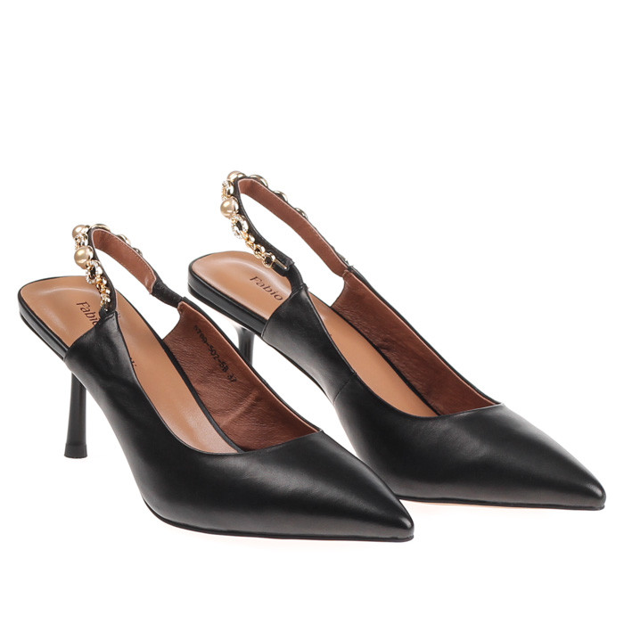 5789-502-5B ЧЕРНАЯ КОЖА ЛЕТО 2022  [Вид 2] - Фото 1